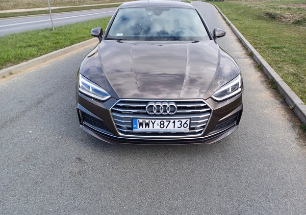 Audi A5 cena 138375 przebieg: 80070, rok produkcji 2017 z Wyszków małe 106